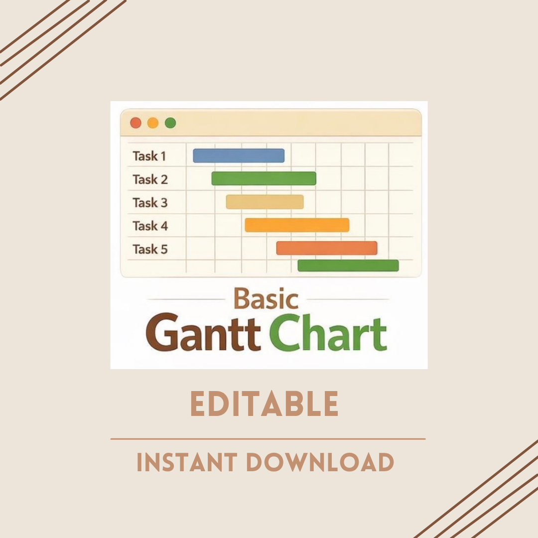Automated Gantt Chart Template 2026 | Excel Project Timeline Planner