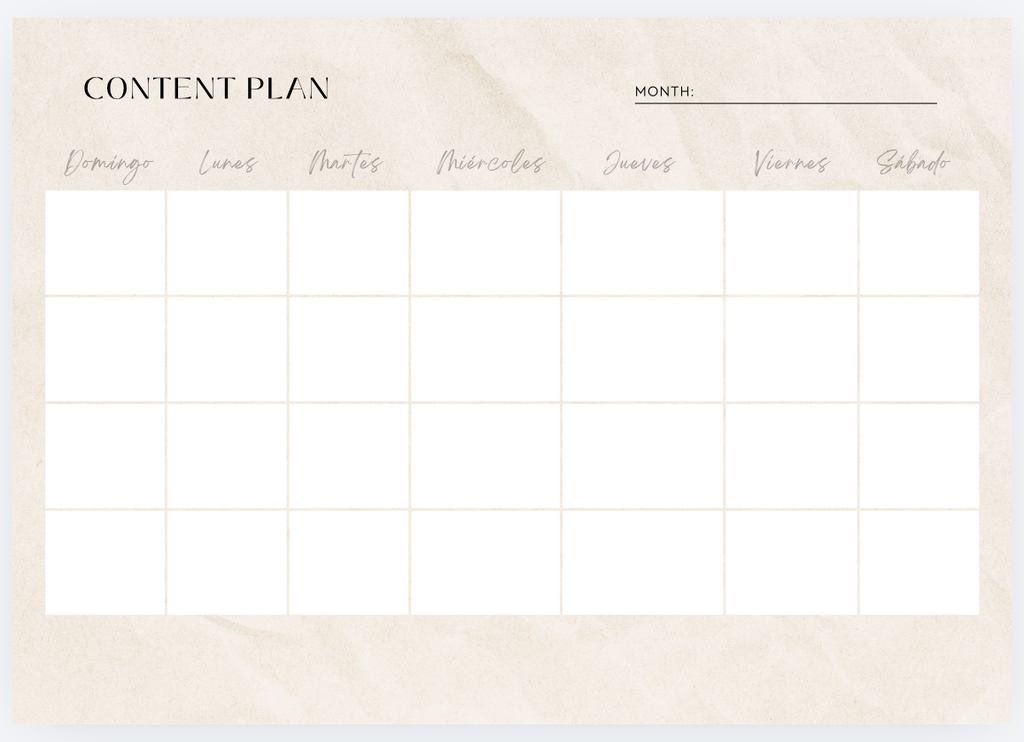 Editable Canva Monthly Calendar | Minimalist Planner (Digital Download)