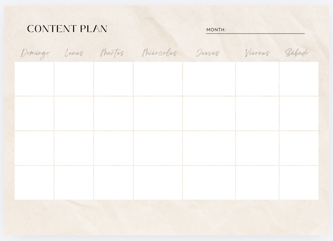 Editable Canva Monthly Calendar | Minimalist Planner (Digital Download)