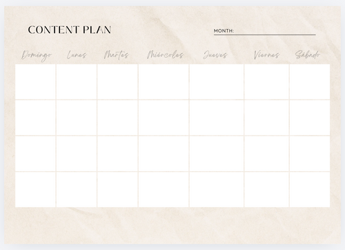 Editable Canva Monthly Calendar | Minimalist Planner (Digital Download)